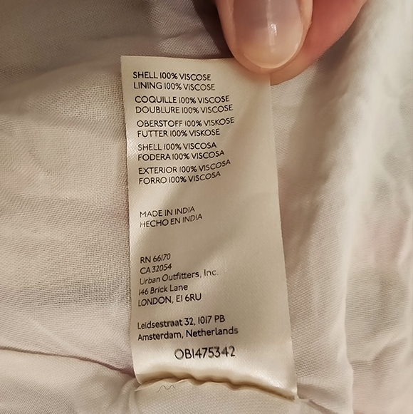 Anthropologie Ruffled Patchwork Midi Dress, Size 10 Petite. - Picture 8 of 10